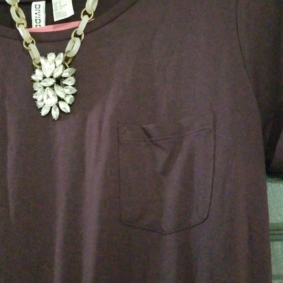 ⚡SOLD⚡H&M Plum dress with pockets! - Picture 2 of 4